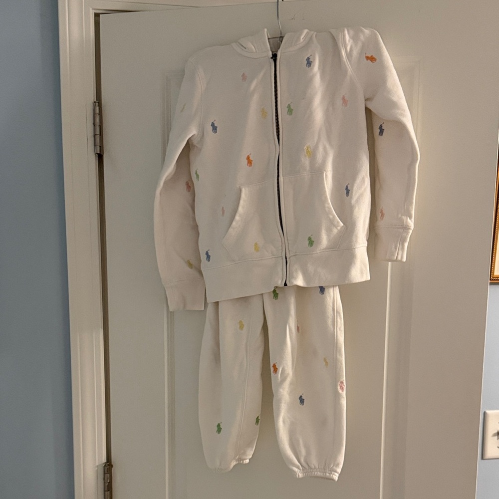 Polo Ralph Lauren White Sweatsuit